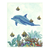 กระเบื้อง 8x10 in.<br>ใต้ทะเล 4M